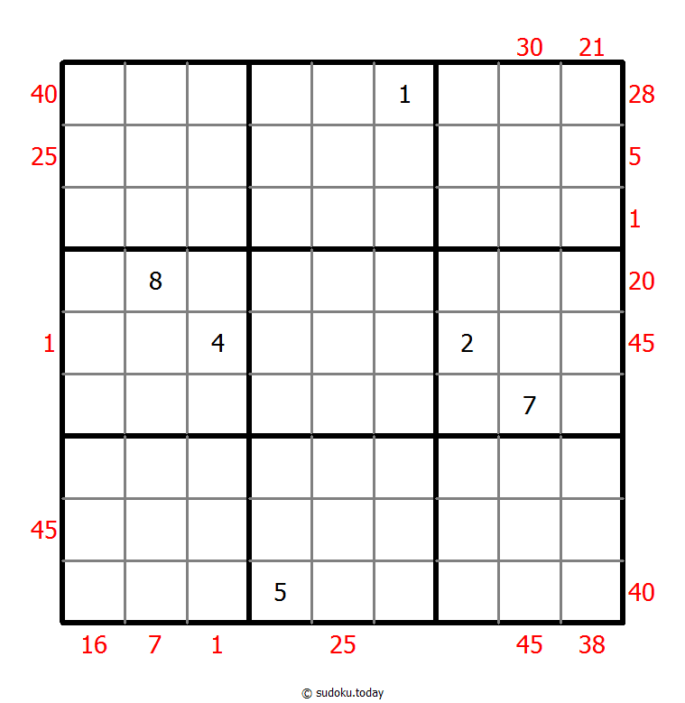 前X数和数独 #24891