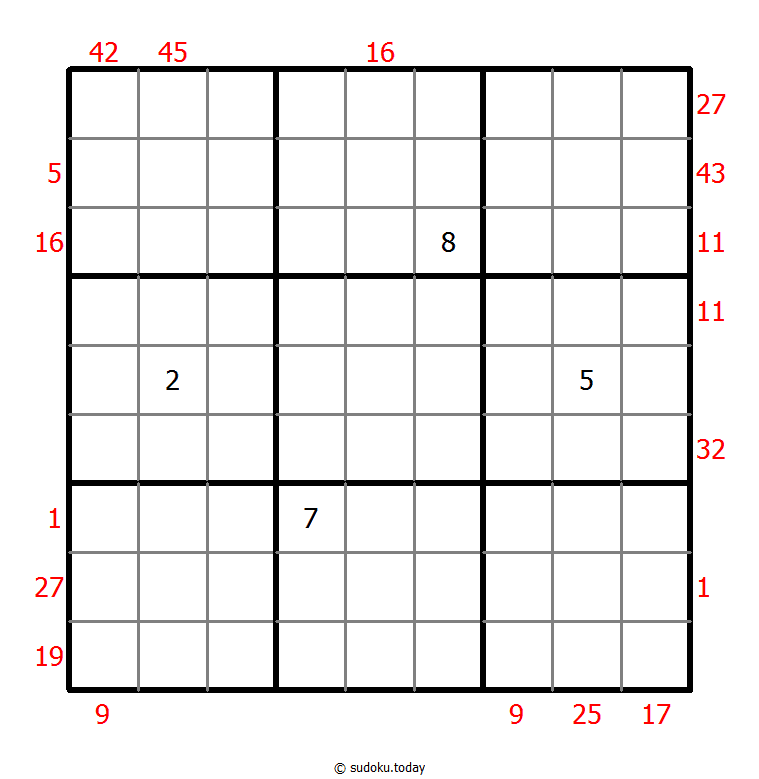 前X数和数独 #25068