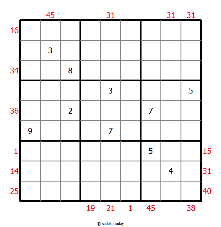 前X数和数独 #25076