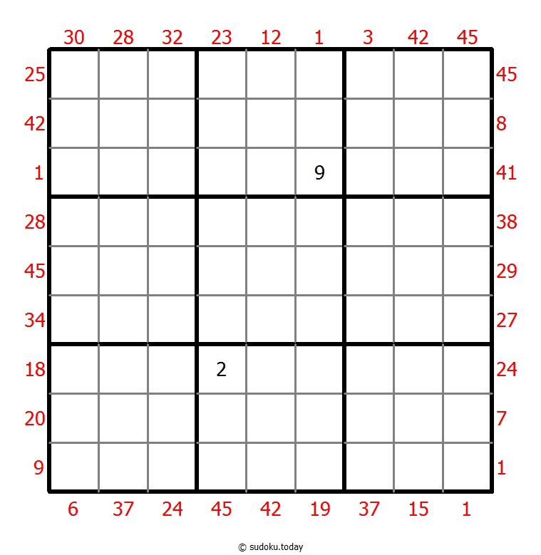 前X数和数独 #24709