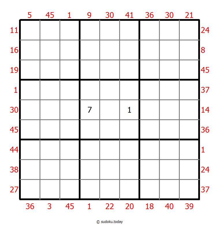 前X数和数独 #24789