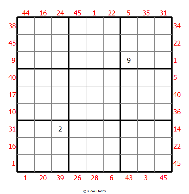 前X数和数独 #25010