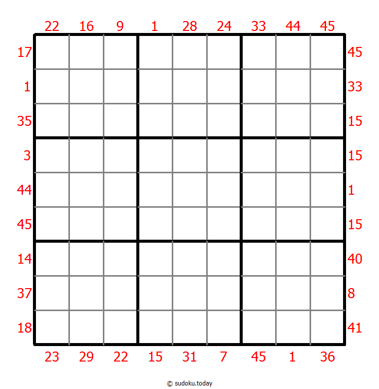 前X数和数独 #25017