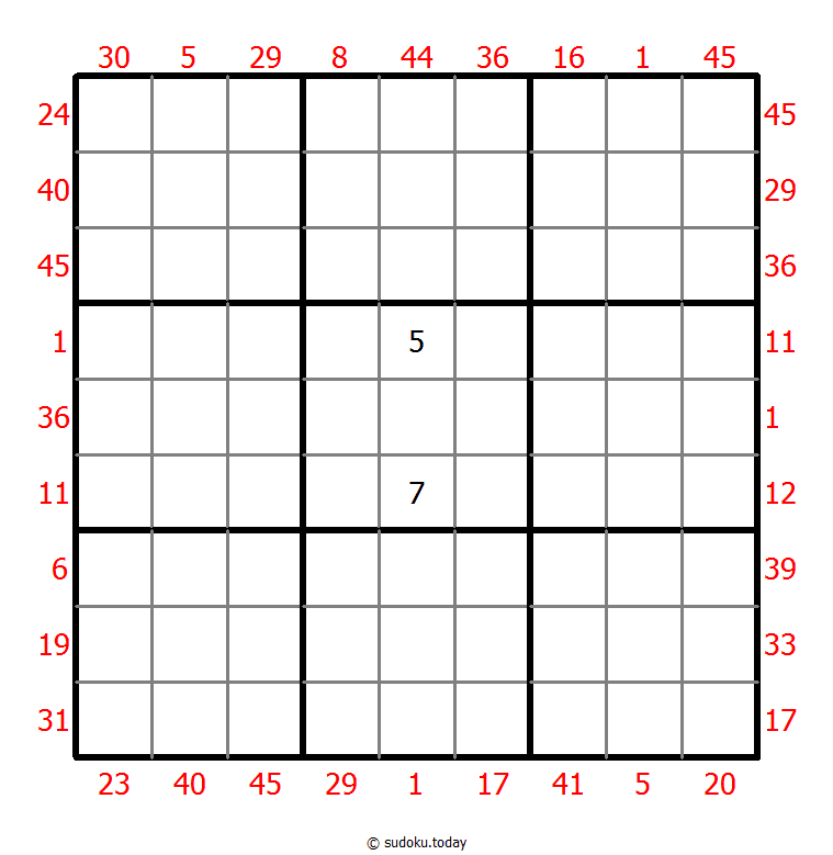 前X数和数独 #25019