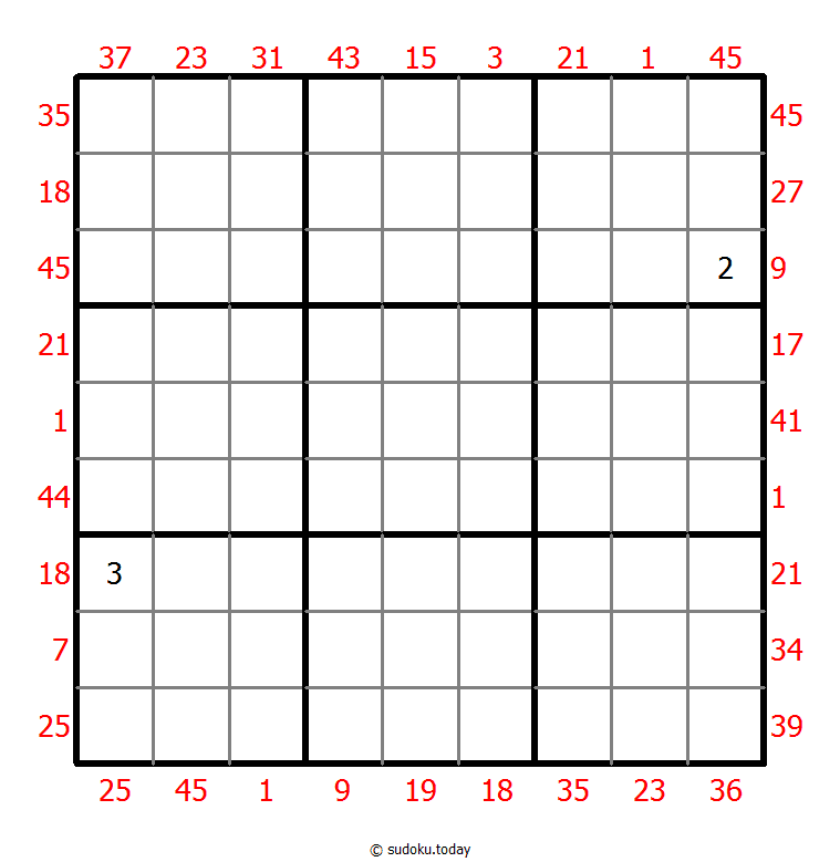 前X数和数独 #25021