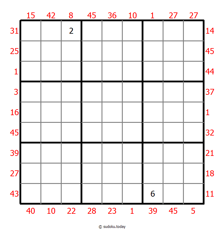 前X数和数独 #25025