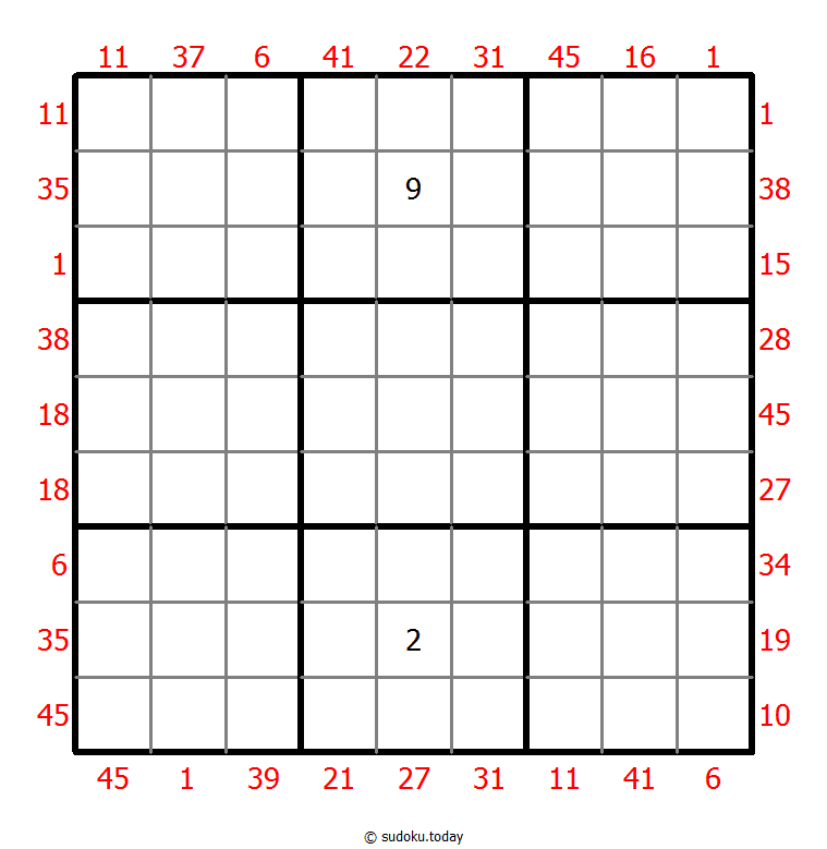 前X数和数独 #25066