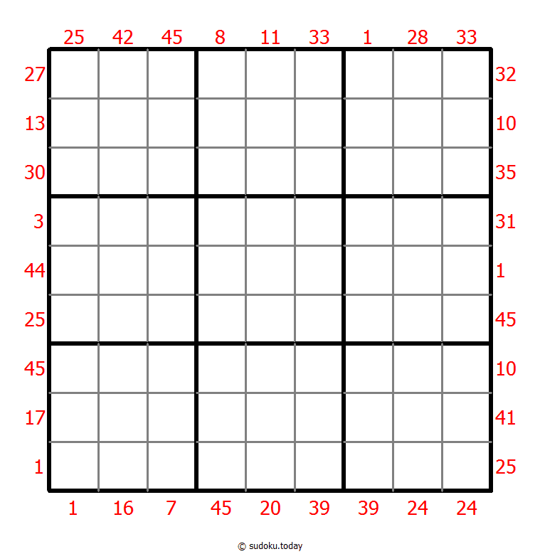 前X数和数独 #25320