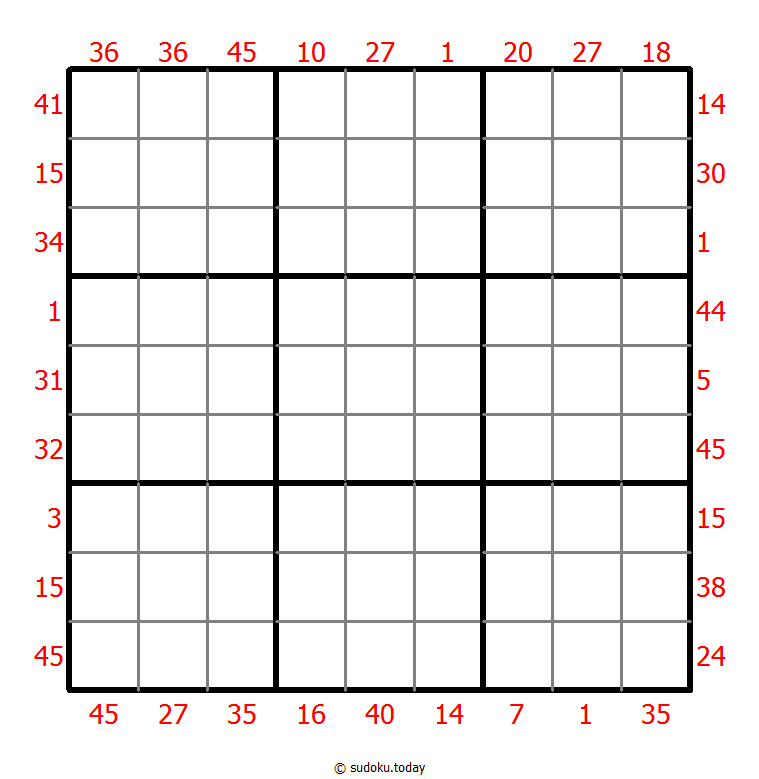 前X数和数独 #25401