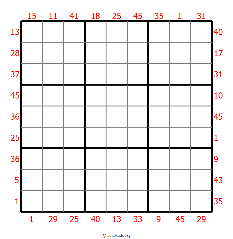 前X数和数独 #25409