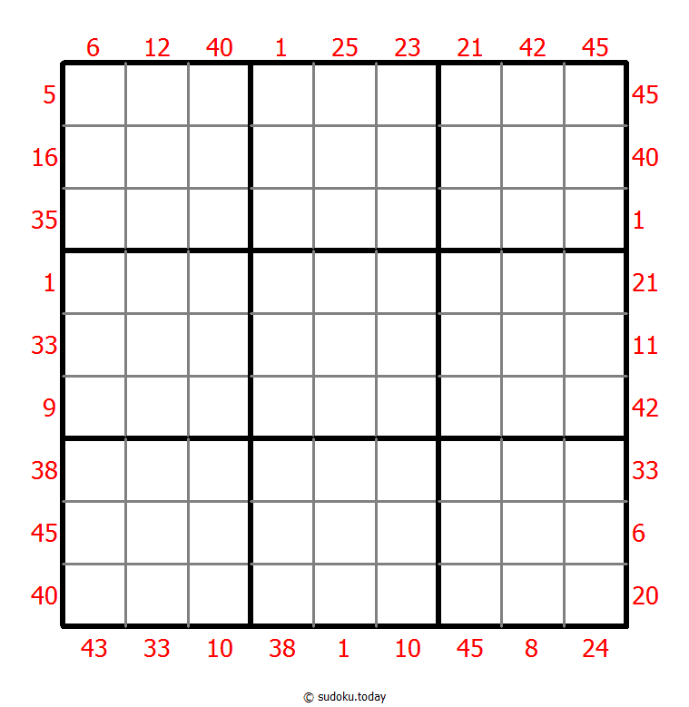 前X数和数独 #25421
