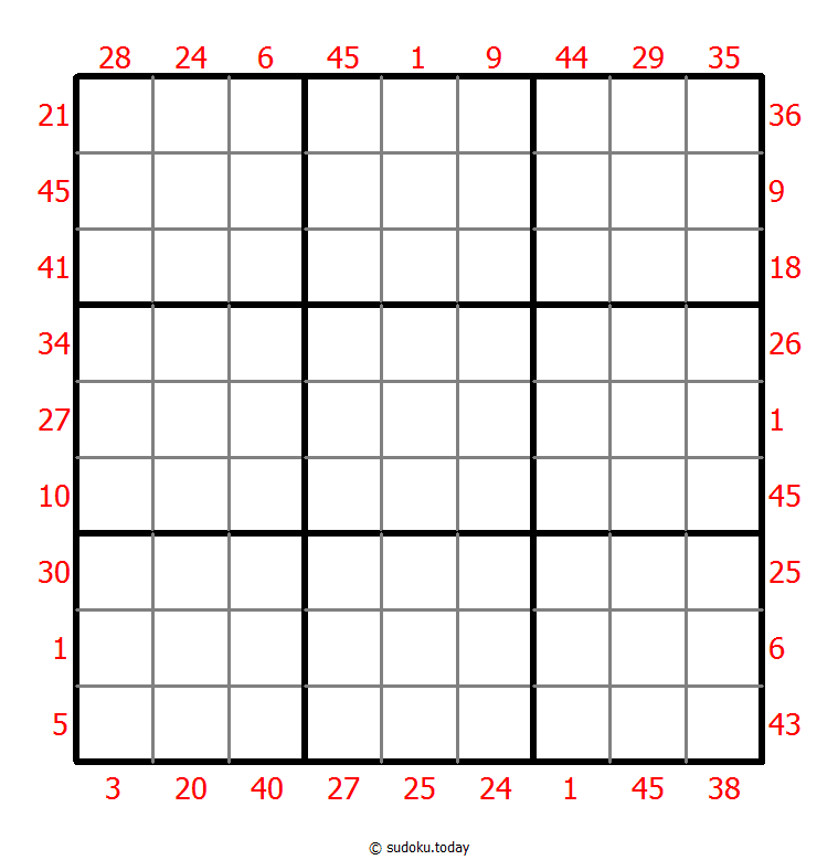 前X数和数独 #25487