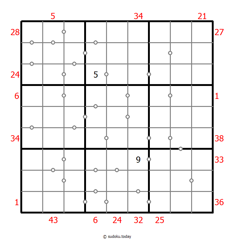 混合数独（XSum+连续） #25778
