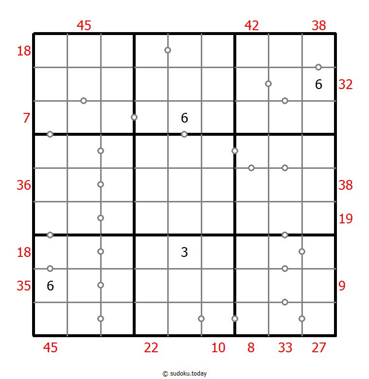 混合数独（XSum+连续） #25835
