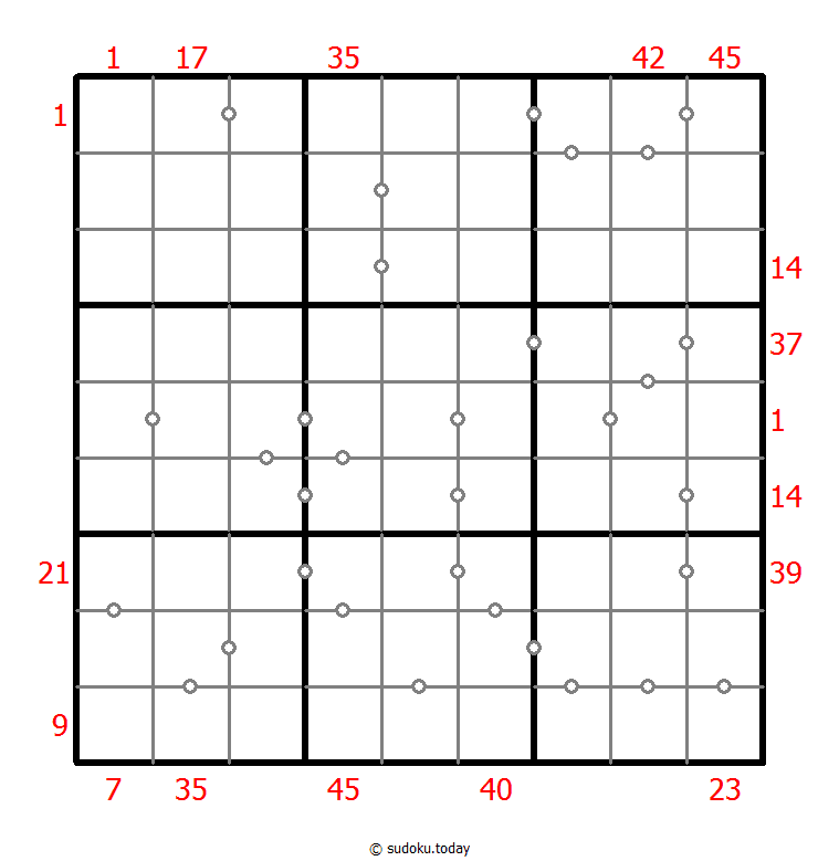 混合数独（XSum+连续） #25839