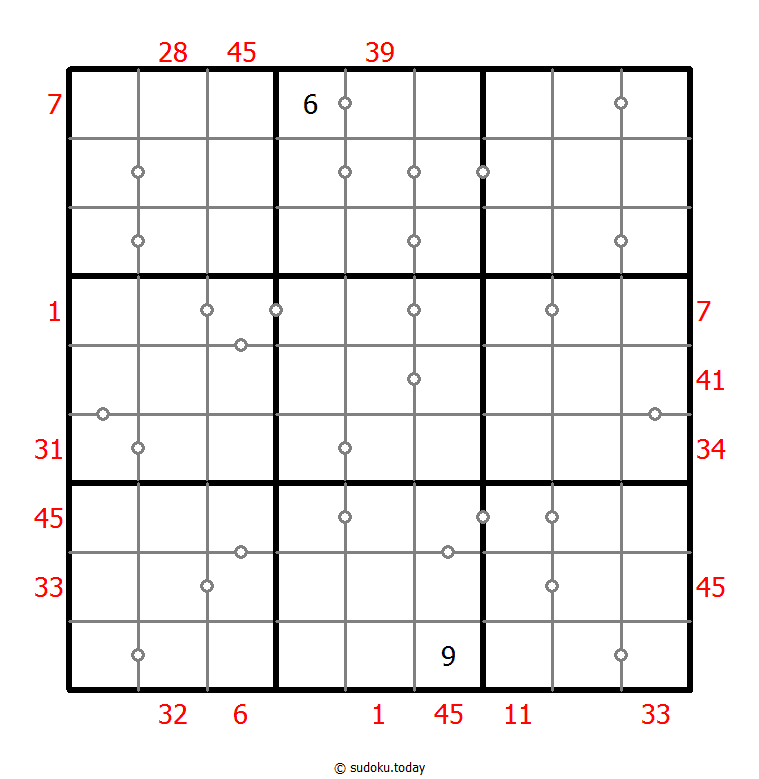 混合数独（XSum+连续） #25874