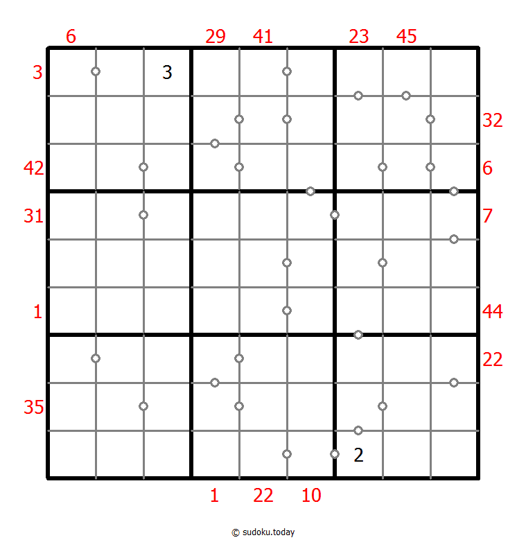 混合数独（XSum+连续） #25927