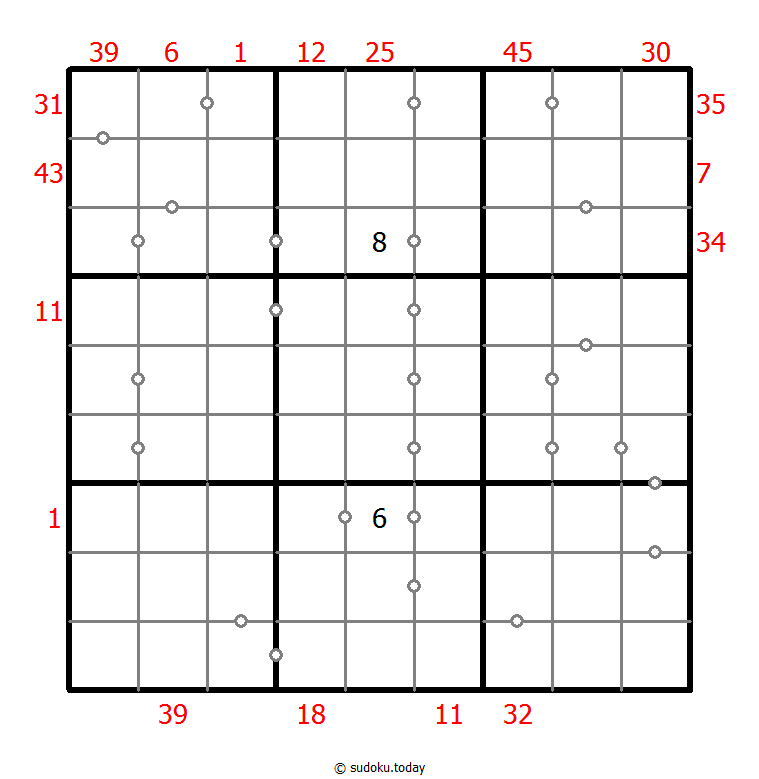 混合数独（XSum+连续） #25948