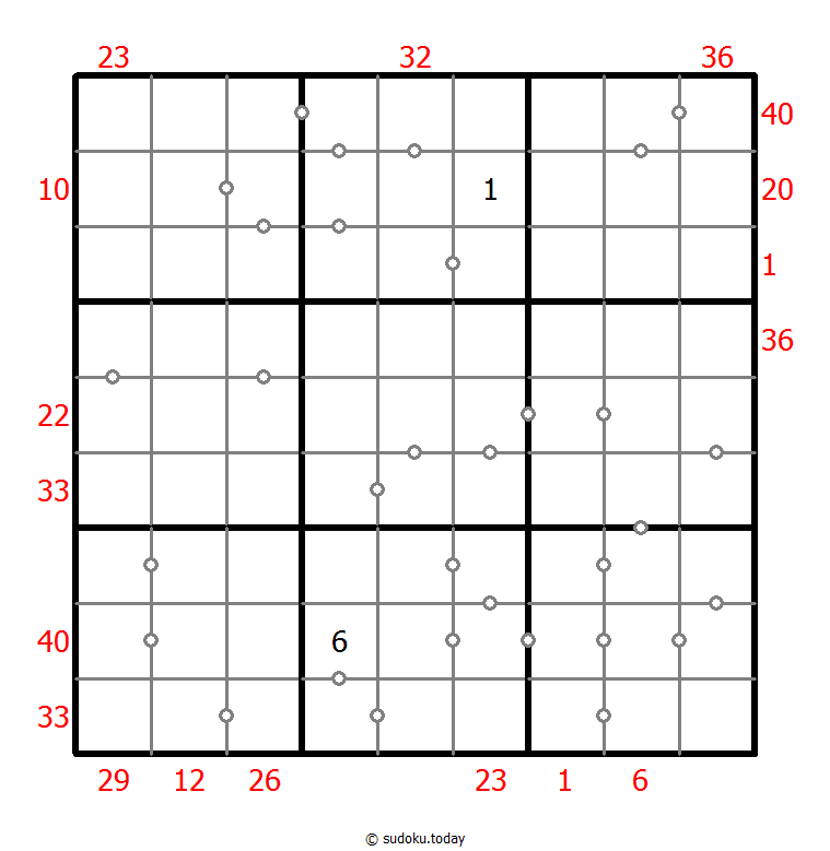 混合数独（XSum+连续） #25991