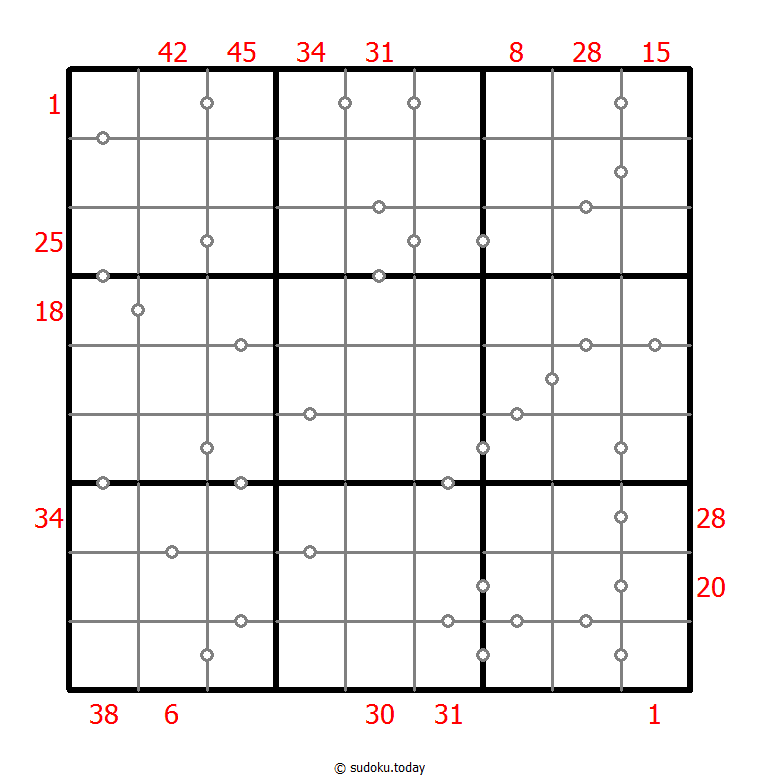 混合数独（XSum+连续） #25998
