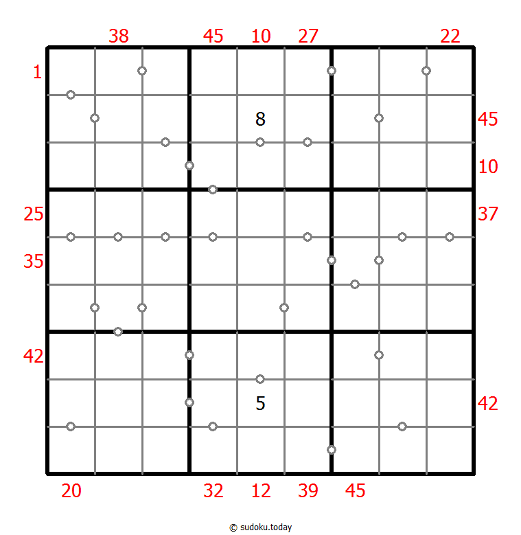 混合数独（XSum+连续） #26078
