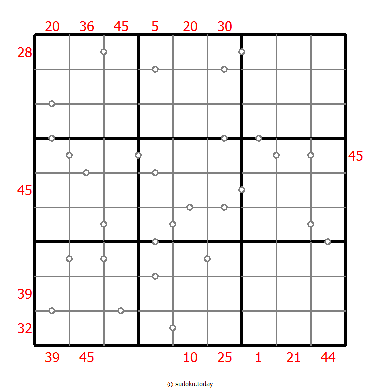 混合数独（XSum+连续） #26375