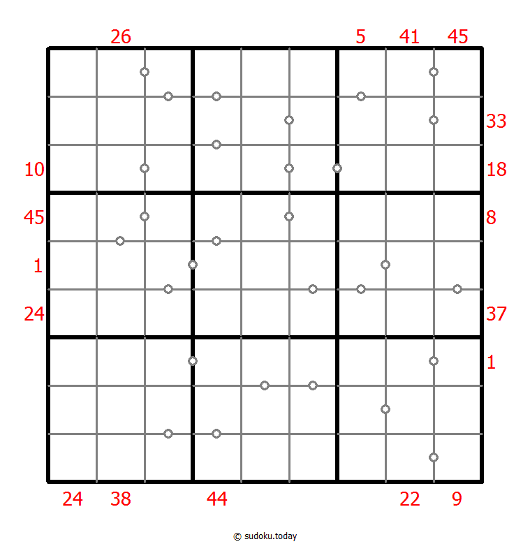 混合数独（XSum+连续） #26463