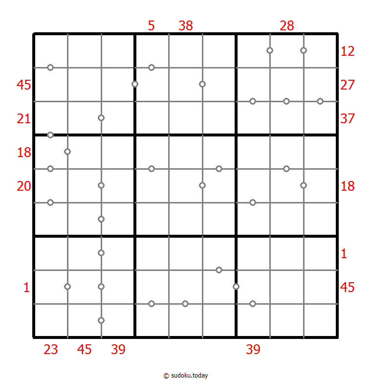 混合数独（XSum+连续） #26467