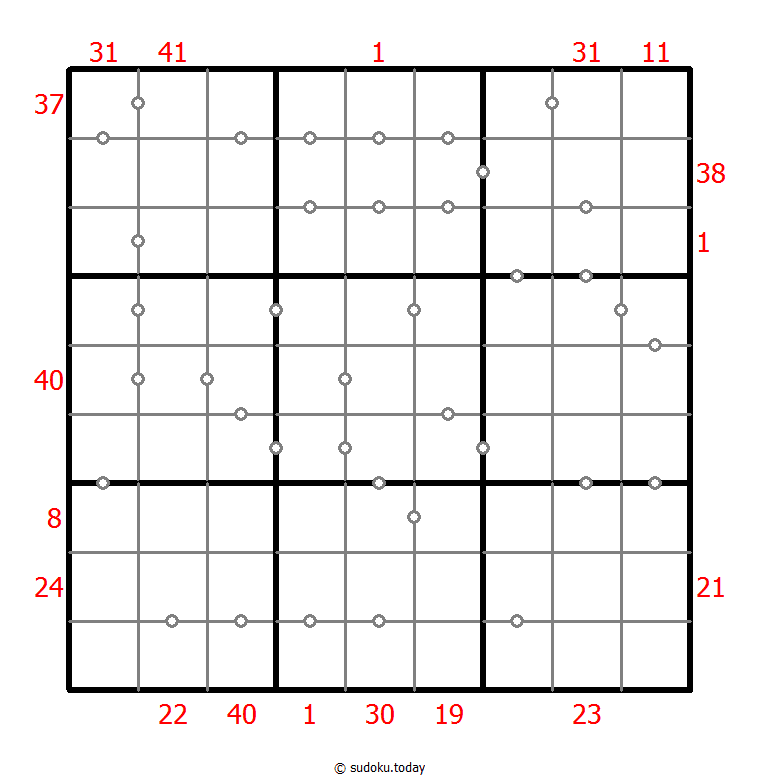 混合数独（XSum+连续） #26529
