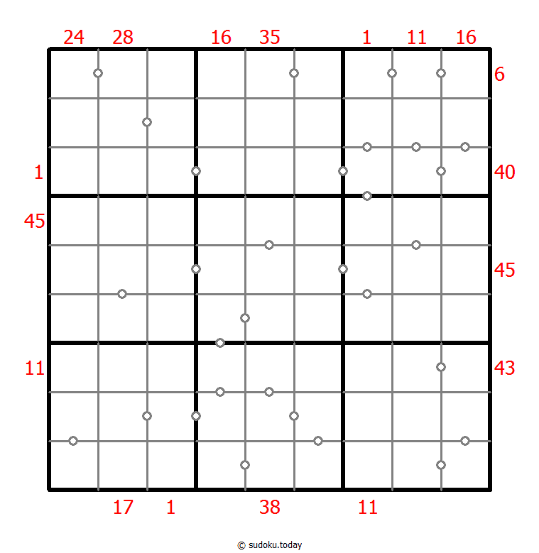 混合数独（XSum+连续） #26580