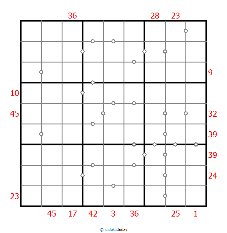 混合数独（XSum+连续） #26640
