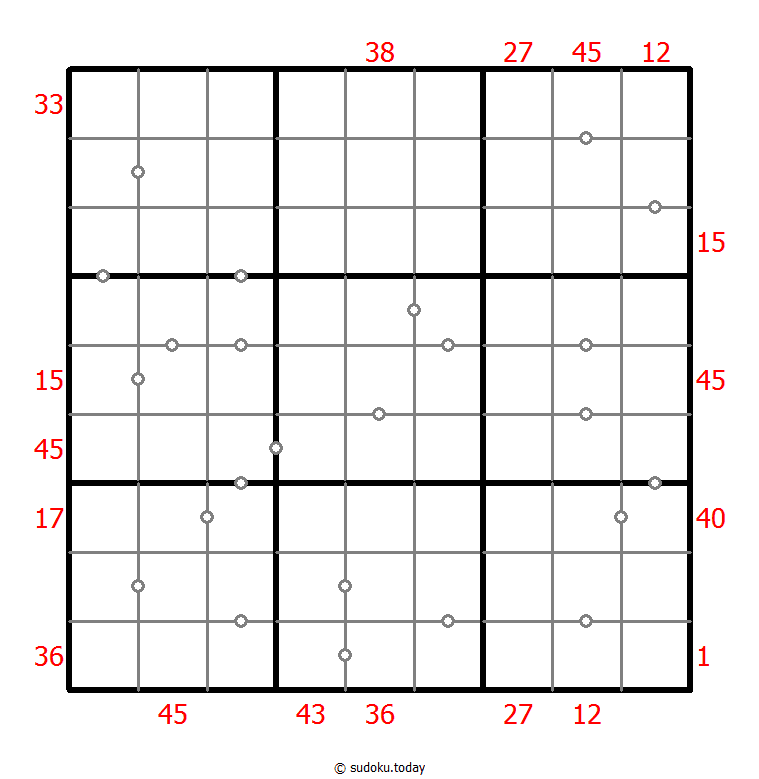 混合数独（XSum+连续） #26647