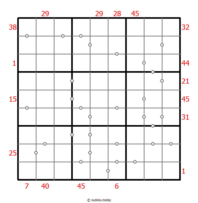 混合数独（XSum+连续） #26678