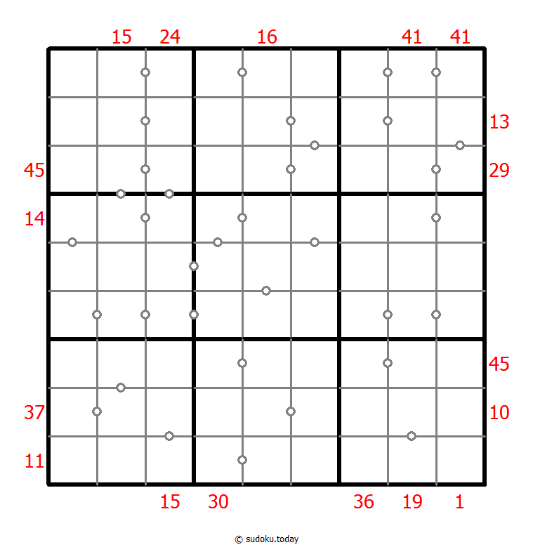 混合数独（XSum+连续） #26682