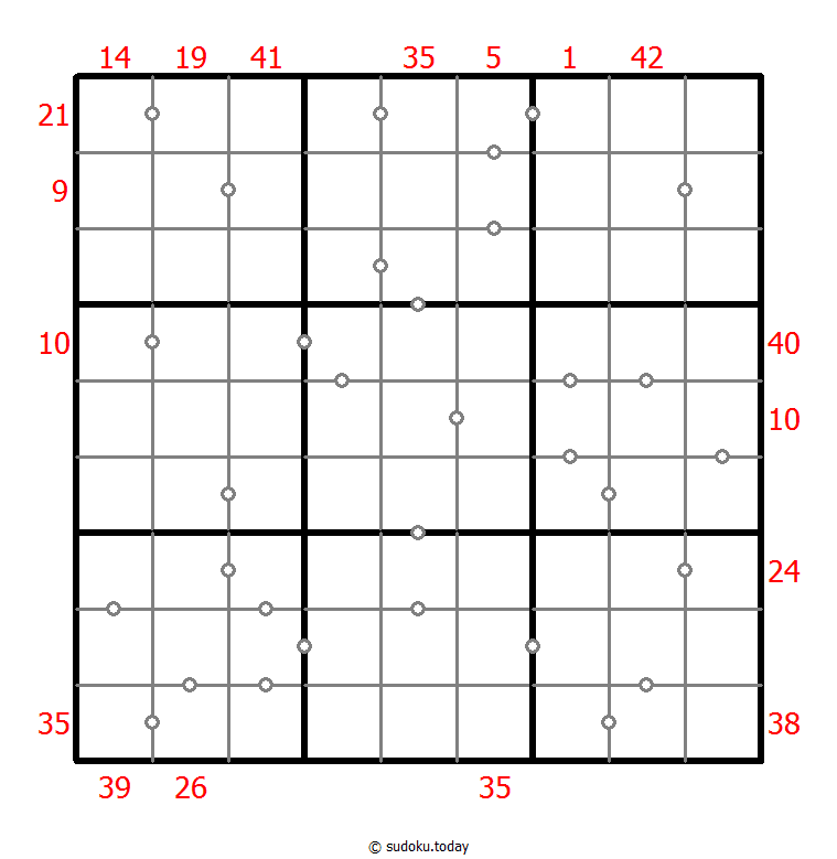 混合数独(XSum+连续)
