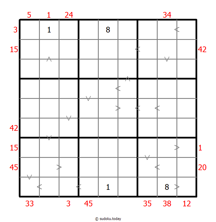 混合数独（前X数和+数比） #25505