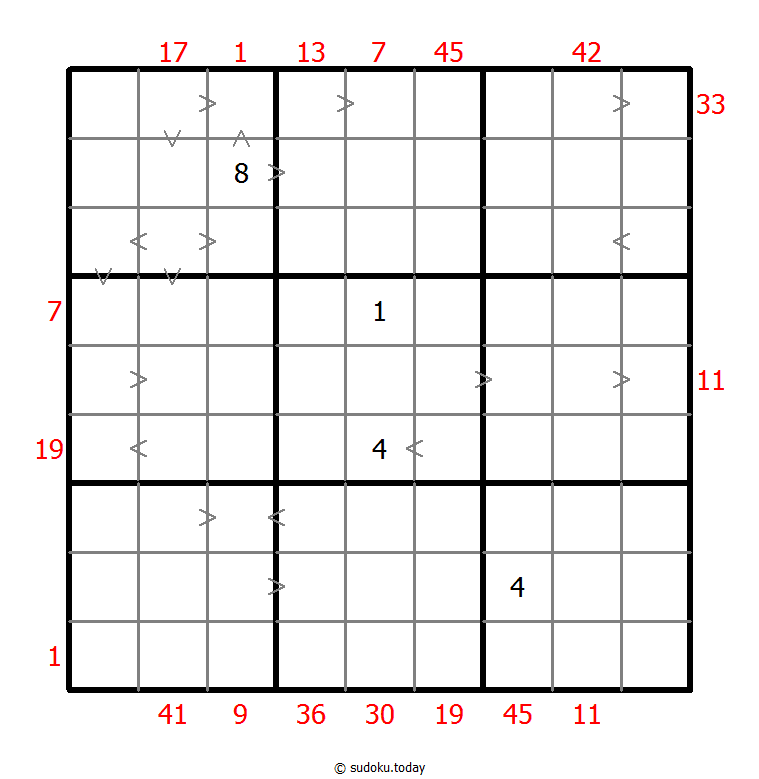 混合数独（前X数和+数比） #25738