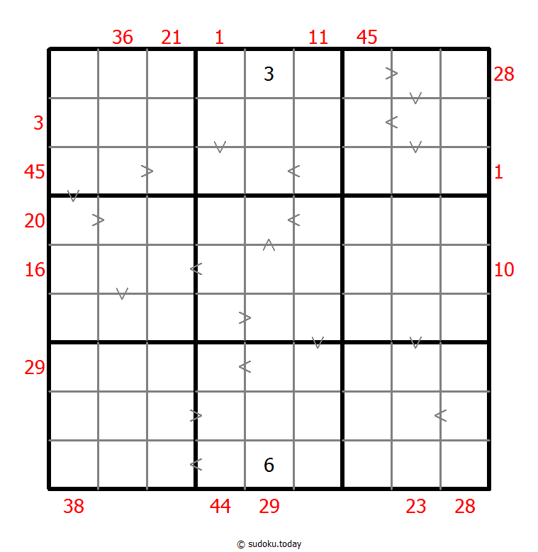 混合数独（前X数和+数比） #25741