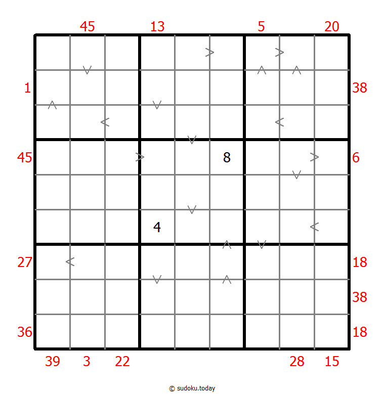混合数独（前X数和+数比） #25748