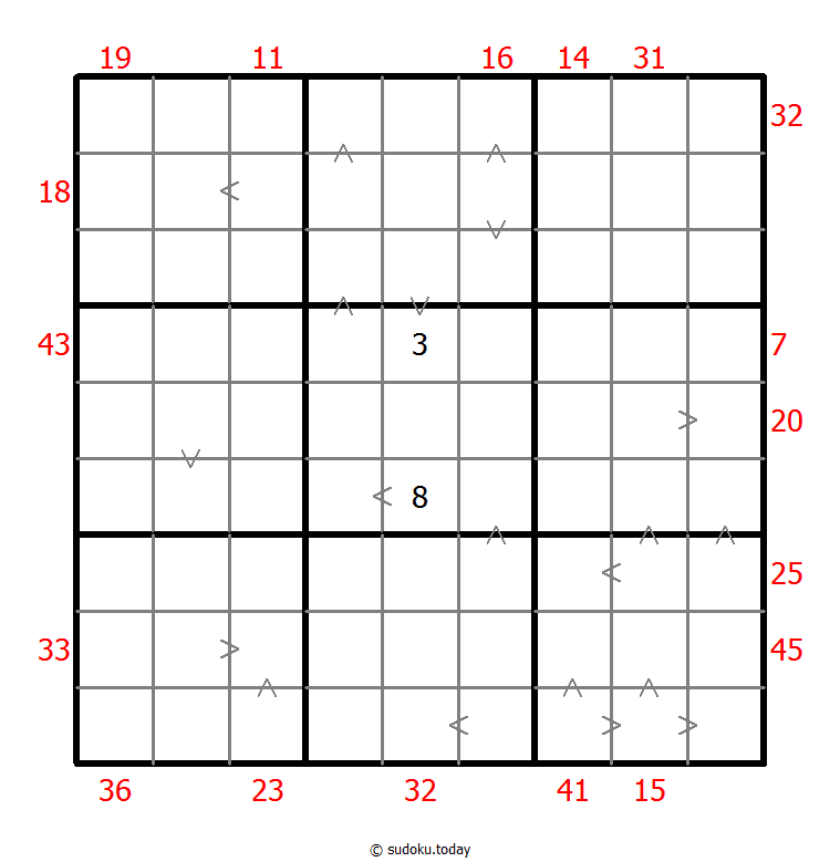 混合数独（前X数和+数比） #26198