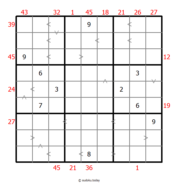 混合数独（前X数和+数比） #26231