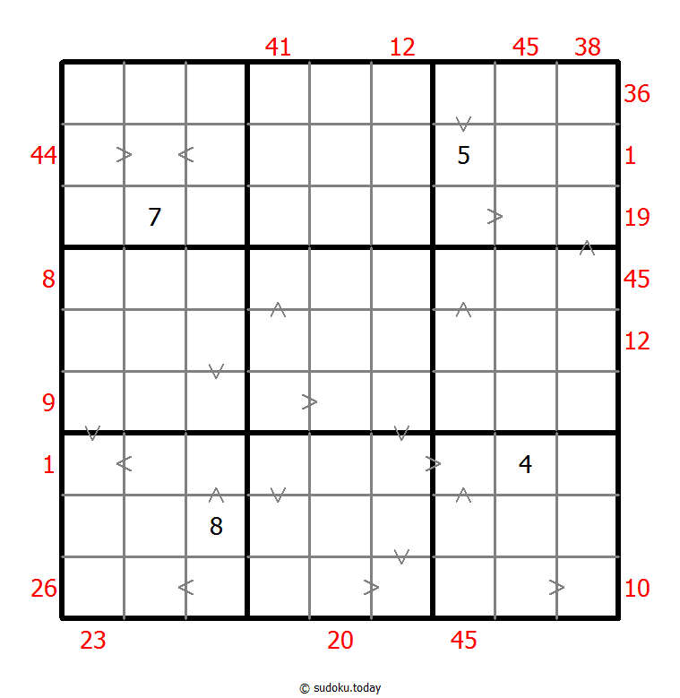混合数独（前X数和+数比） #26233