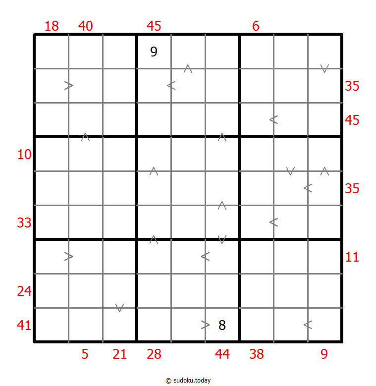 混合数独（前X数和+数比） #26247