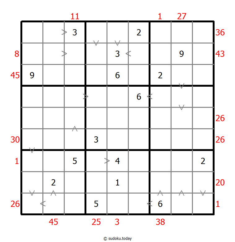 混合数独（前X数和+数比） #26256