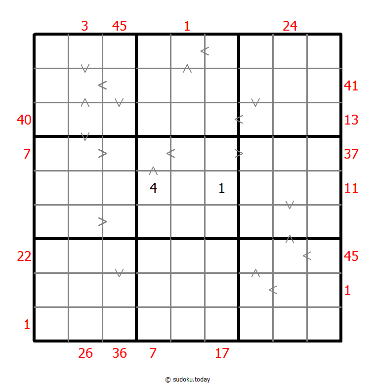 混合数独（前X数和+数比） #26259