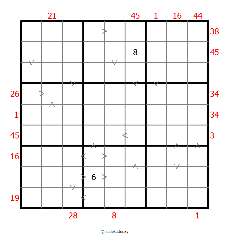 混合数独（前X数和+数比） #26270