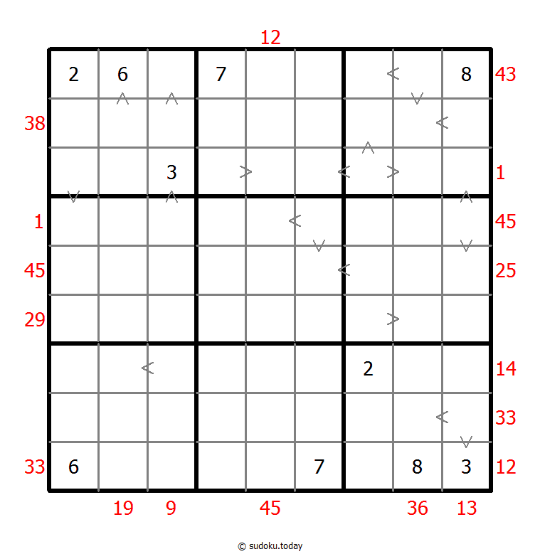 混合数独（前X数和+数比） #26271