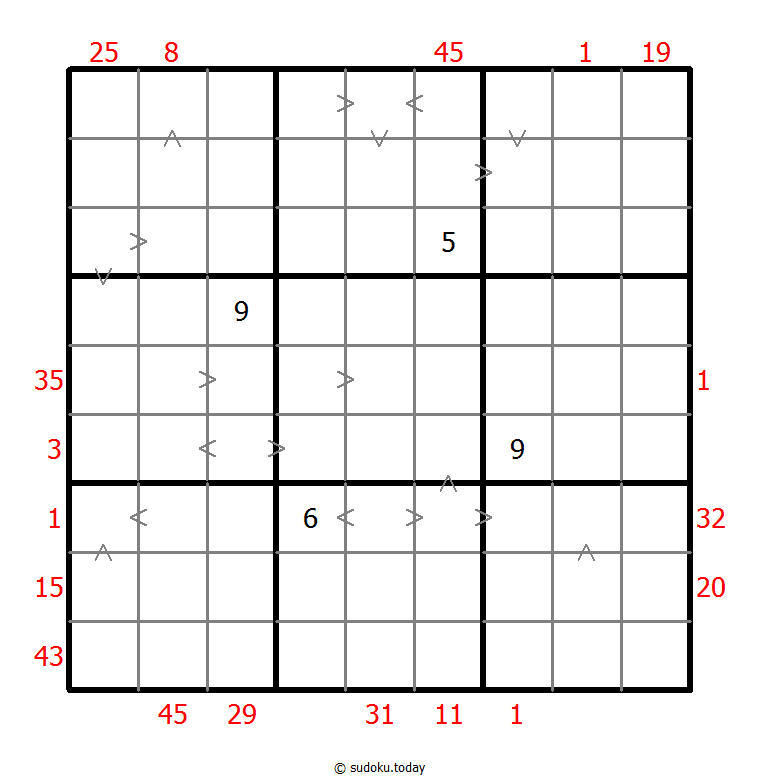 混合数独（前X数和+数比） #26307