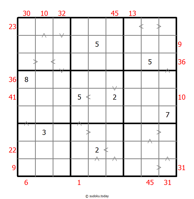 混合数独（前X数和+数比） #26324
