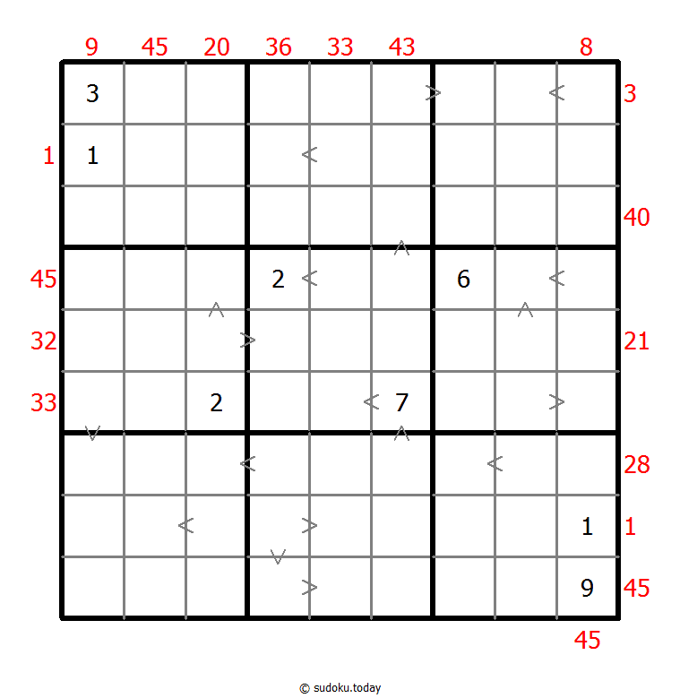 混合数独（前X数和+数比） #26326